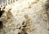 Šv. Kazimiero koplyčios altoriaus retabulo fragmentas.  Silvijos Knezekytės fotografija