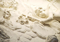 Šv. Kazimiero koplyčios altoriaus retabulo fragmentas.  Silvijos Knezekytės fotografija