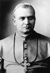 Vyskupas Jurgis Matulaitis po konsekracijos. 1918 m.