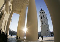 Vilniaus katedros varpinė. Dainiaus Tunkūno fotografija